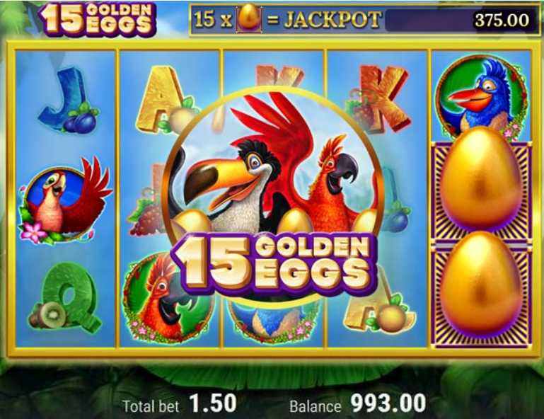 gamdom 15 Golden Eggs