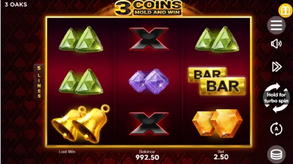gamdom 3 Coins Hold and Win